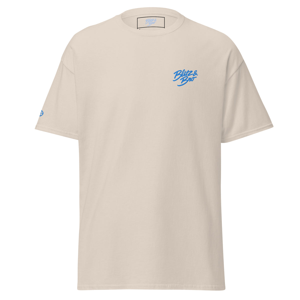 Fondation T-shirt brodé - Sky blue - BlitzandBro - T-Shirt