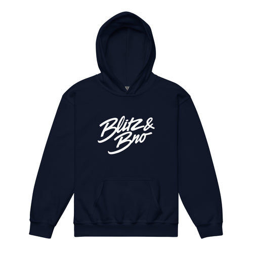 Fondation Hoodie Enfant - Logo Blanc - BlitzandBro- Hoodie