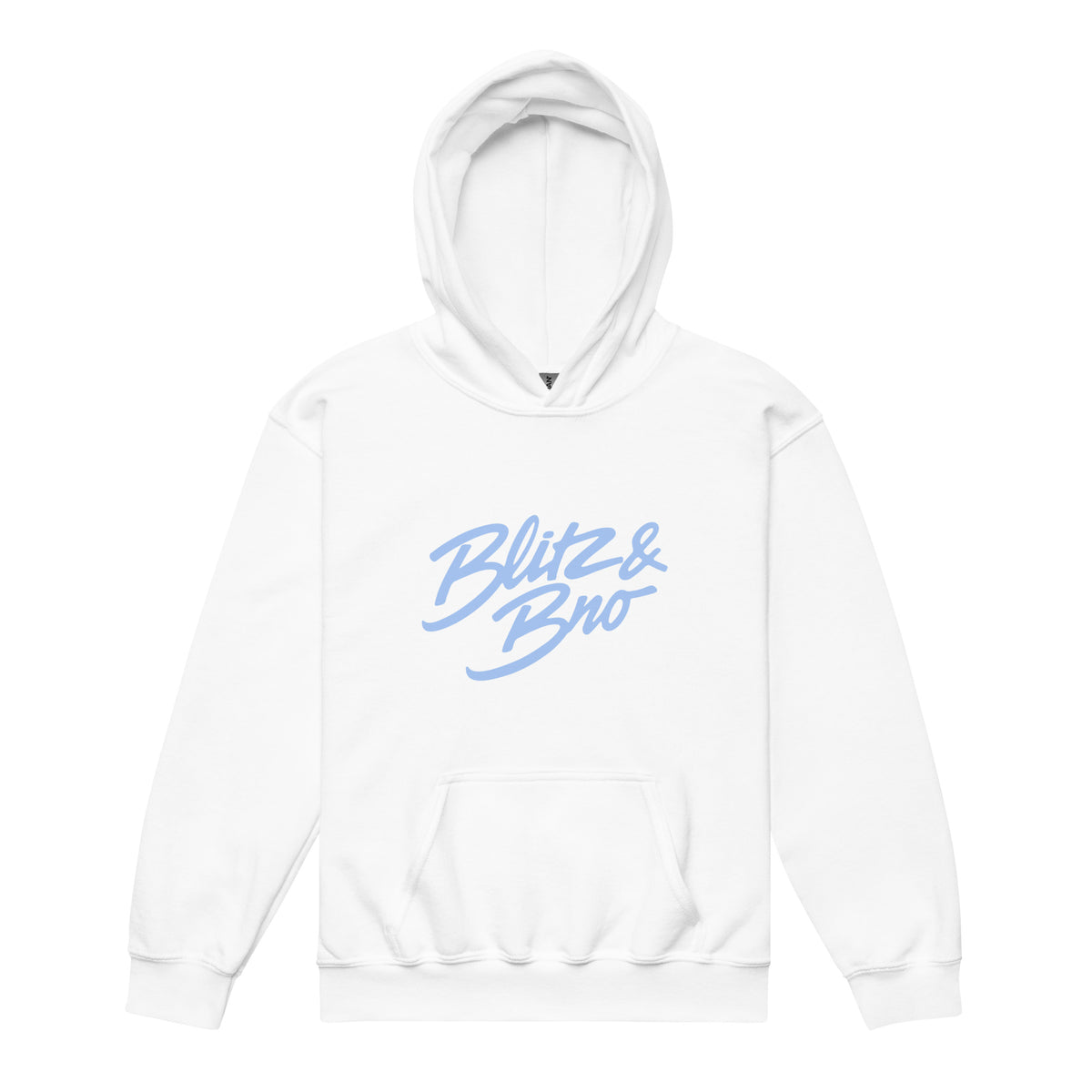 Fondation Hoodie Enfant - Logo Sky Blue - BlitzandBro- Hoodie